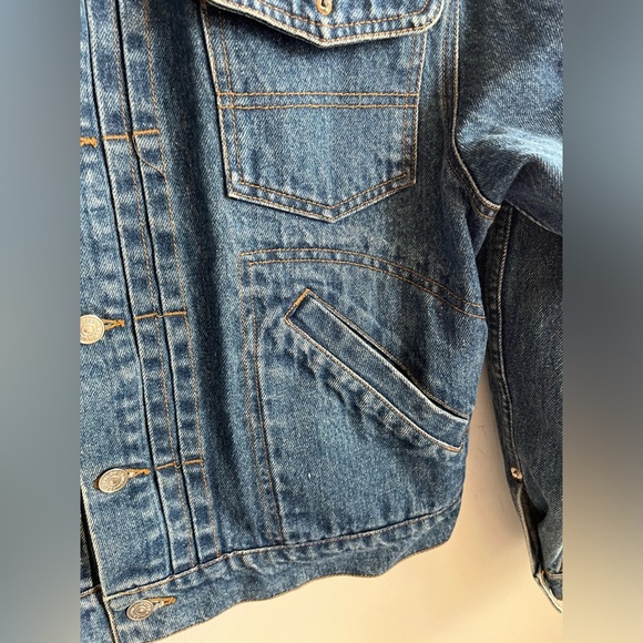 Ralph Lauren 100 % Cotton Denim Jean Jacket Vintage Size L - Picture 9 of 14